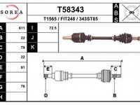 Planetara FIAT PUNTO (188) (1999 - 2016) EAI T58343 piesa NOUA