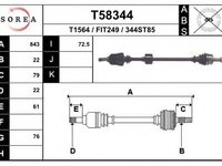 Planetara FIAT PUNTO Van (188AX) (2000 - 2009) EAI T58344 piesa NOUA