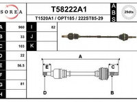 Planetara OPEL VECTRA B Combi (31) (1996 - 2003) EAI T58222A1 piesa NOUA