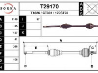 Planetara T29170 EAI pentru Peugeot Boxer Peugeot Manager CitroEn Jumper CitroEn Relay