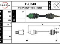 Planetara T98343 EAI pentru Daewoo Cielo Daewoo Nexia