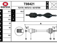 Planetara T98421 EAI pentru Nissan X-trail Nissan Dualis Nissan Qashqai Renault Koleos