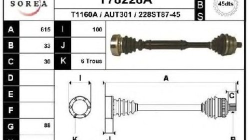 Planetara VW PASSAT VARIANT ( 3B6 ) 10/2000 -