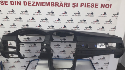 Plansa bord BMW seria 5 E60 pe negru navi mare suport pahar de Europa