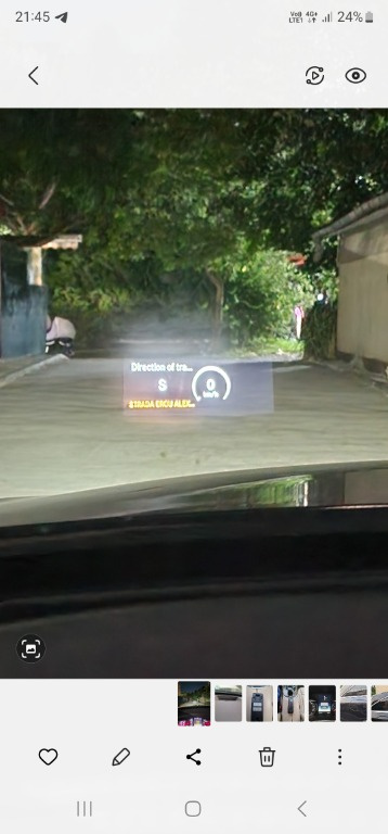 Plansa bord cu head up display Mercedes 