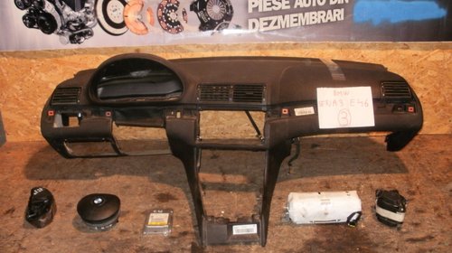 Plansa bord kit airbag BMW Seria 3, E46, Face