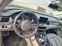 Plansa bord piele + airbag pasager Audi A8 D4 4H din 2011 2012 2013 2014 2015