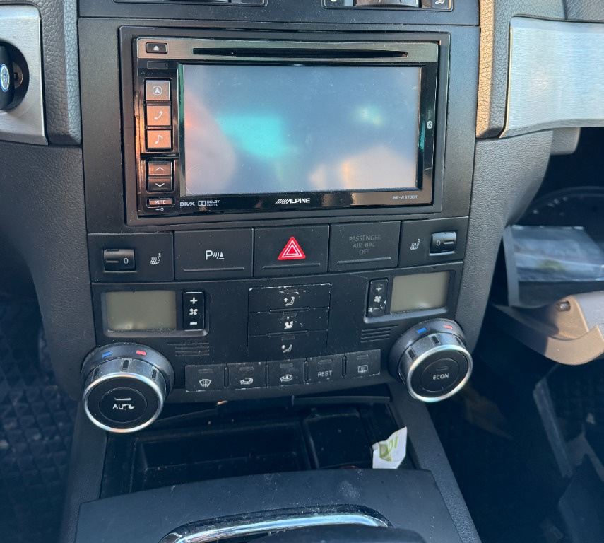 Tomzz Audio Cornice Radio Doppio DIN Per VW Touareg T5 Multivan – Nero, Per Radio Aftermarket, Compatibile 2003-2010