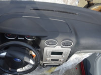 Plansa de bord Ford Focus 2 din 2010 facelift cu airbag volan si pasager volan pe stanga