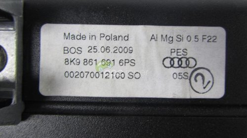 Plasa bagaje originala Audi A4 8K Avant