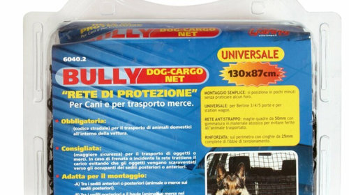Plasa protectie animale/bagaje 130x87cm - Bully LAM60402