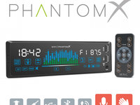 Player auto „PhantomX” - 1 DIN - 4 x 50 W - versiune gestuală - BT - MP3 - AUX - USB 39752