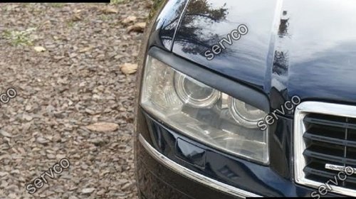 Pleoape faruri Audi A8 D3 2006-2009 Facelift plastic ABS ver1