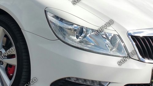 Pleoape faruri Skoda Octavia 2 Facelift 2009-2013 ABS v2