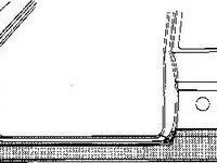 Podea FORD FIESTA (GFBT), FORD FIESTA Mk II (FBD), FORD FIESTA caroserie (WFVT) - VAN WEZEL 1833.01