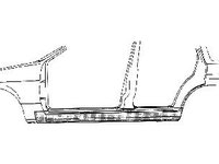 Podea VW GOLF Mk III (1H1), VW GOLF Mk III Estate (1H5), VW JETTA III (1H2) - VAN WEZEL 5880103