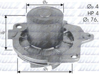 Pompă de apă, răcire motor DOLZ S314