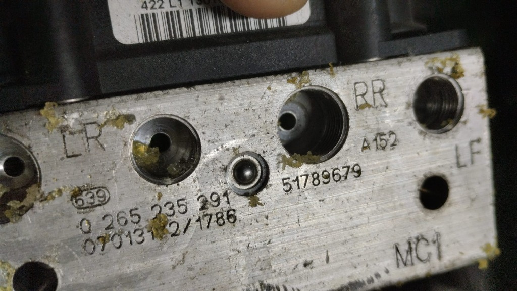 Pompa ABS Fiat Bravo II 198 1.9 JTD 2007 COD. 51789679/0265235291