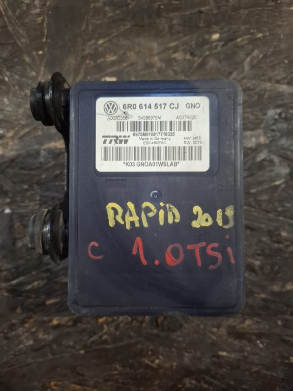 Pompa ABS Skoda Rapid 1.0TSI 6R0614517CJ PB83474062DID - imagine 1