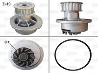 Pompa apa 506007 VALEO pentru Opel Corsa Opel Kadett Opel Vectra Opel Vita Daewoo Cielo Daewoo Nexia