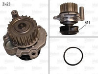 Pompa apa 506532 VALEO pentru Audi A4 Vw Sharan Audi A3 Seat Alhambra Audi A6 Skoda Octavia Vw Golf Vw Beetle Vw New Vw Novo Vw Jetta Vw Vento Audi Tt Vw Bora Seat Toledo Peugeot 306 Seat Leon Seat Ibiza Seat Cordoba Vw Passat Skoda Fabia Skoda Super