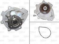 Pompa apa 506837 VALEO pentru Opel Astra Chevrolet Orlando Chevrolet Cruze Chevrolet Aveo Chevrolet Sonic Opel Corsa Opel Zafira Opel Vectra Fiat Croma Alfa romeo 159 Opel Insignia Fiat Stilo