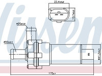 Pompa apa 831053 NISSENS pentru Audi Allroad Audi A3 Audi Tt Audi Q7