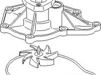 Pompa apa AUDI A8 limuzina (4E_), AUDI A6 limuzina (4F2, C6), AUDI A4 limuzina (8EC, B7) - TOPRAN 111 209