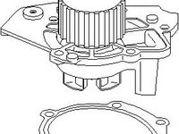 Pompa apa Citroen ZX (N2), PEUGEOT 205 Mk II (20A/C), Citroen ZX Estate (N2) - TOPRAN 721 886