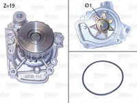 Pompa apa HONDA CIVIC VII cupe (EM2) (2001 - 2005) VALEO 506811