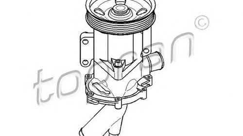 Pompa apa MINI MINI R50 R53 TOPRAN 501074