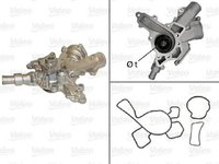 Pompa apa OPEL CORSA C caroserie (F08, W5L) - OEM - VALEO: VAL506601|506601 - Cod intern: W02160532 - LIVRARE DIN STOC in 24 ore!!!