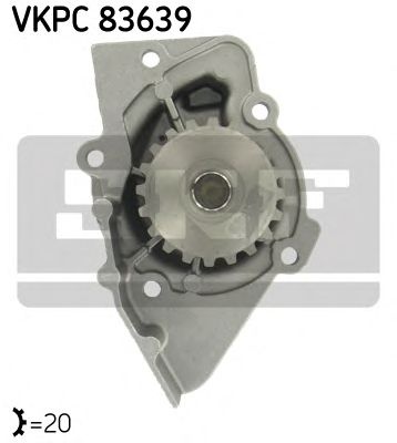 Pompa apa PEUGEOT 206 hatchback (2A/C) - Cod intern: M20444794 - LIVRARE DIN STOC in 24 ore!!!