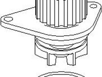 Pompa apa PEUGEOT 206 hatchback (2A/C), PEUGEOT 307 (3A/C), Citroen C3 I (FC_) - TOPRAN 721 222