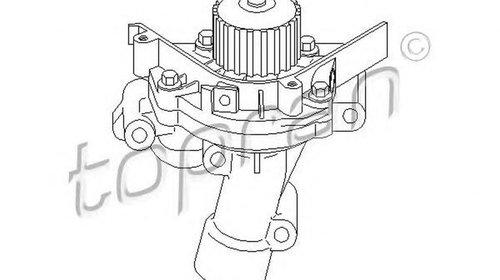 Pompa apa PEUGEOT 206 SW 2E K TOPRAN 722284