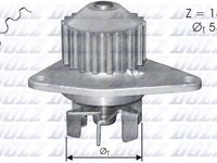 Pompa apa PEUGEOT PARTNER caroserie 5 DOLZ C114