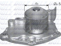 Pompa apa R219 DOLZ pentru Renault Megane Renault Laguna Renault ScEnic Volvo S40 Volvo V40 Mitsubishi Carisma Mitsubishi Space Kia Sportage Renault Trafic Opel Vivaro Renault Avantime Renault Vel Renault Master Renault Espace Nissan Interstar Nissan