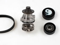 Pompa apa + Set curea transmisie cu caneluri BMW Seria 3 Compact (E36) (1994 - 2000) HEPU PK04720 piesa NOUA