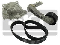 Pompa apa + Set curea transmisie cu caneluri MINI MINI CLUBMAN (R55) (2007 - 2015) SKF VKMC 33410 piesa NOUA