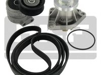 Pompa apa + Set curea transmisie cu caneluri OPEL OMEGA B combi (21_, 22_, 23_), OPEL VECTRA A (86_, 87_), OPEL VECTRA B hatchback (38_) - SKF VKMC 35