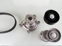 Pompa apa + Set curea transmisie cu caneluri VW POLO (9N_), SEAT IBIZA Mk IV (6L1), VW TOURAN (1T1, 1T2) - HEPU PK05810