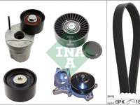 Pompa apa + Set curea transmisie cu caneluri (529036830 INA) BMW