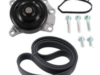 Pompa apa set curea transmisie cu caneluri VKMC33817 SKF pentru Peugeot 107 2005 2006 2007 2008 2009 2010 2011 2012 2013 2014 2015 2016 2017 2018 2019 2020 2021 2022 2023 2024