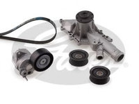 Pompa apa + Set curea transmisie cu caneluri MERCEDES VITO / MIXTO caroserie (W639) (2003 - 2016) GATES KP26PK2260-2 piesa NOUA