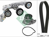 Pompa apa + Set curea transmisie cu caneluri Schaeffler INA 529 0148 30