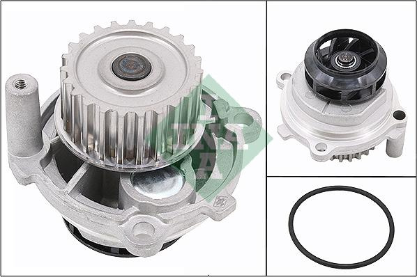 Pompa apa Water pump AUDI A3 A4 B5 A4 B6 A4 B7 A6 C5 SEAT ALTEA ALTEA XL EXEO EXEO ST LEON TOLEDO II TOLEDO III SKODA OCTA VW PASSAT Variant VI (3C5), Turism, 08.2005 - 11.2011 INA 538 0088 10