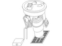Pompa combustibil BMW 3 limuzina (E36), BMW 3 cupe (E36), BMW 3 Cabriolet (E36) - TOPRAN 500 816