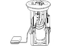 Pompa combustibil BMW 3 limuzina (E46), BMW 3 cupe (E46), BMW 3 Touring (E46) - TOPRAN 500 824