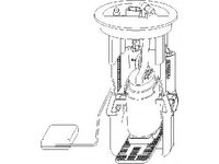 Pompa combustibil BMW 3 limuzina (E46), BMW 3 cupe (E46), BMW 3 Touring (E46) - TOPRAN 500 823