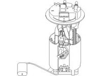 Pompa combustibil Citroen BERLINGO I caroserie (M_), Citroen BERLINGO (MF), PEUGEOT RANCH caroserie (5) - TOPRAN 721 477